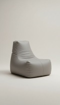 Pebble Grey Executive Vegan Leather Bean Bag