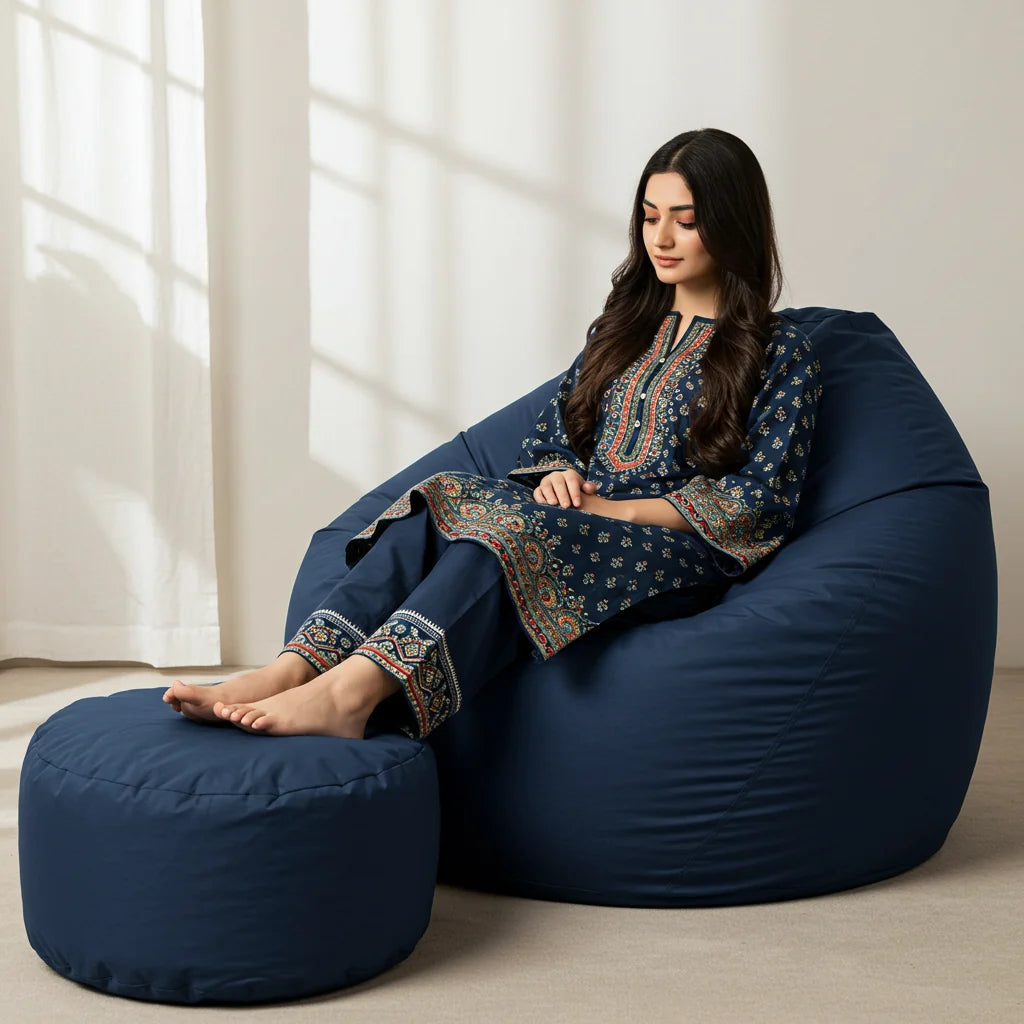 Capido Parachute Bean Bag (FREE FOOT STOOL)